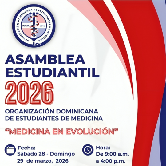 Organización Dominicana de Estudiantes de Medicina invita a Asamblea Estudiantil ODEM 2026