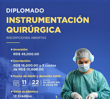 Escuela de Enfermería de la UASD abre inscripciones para Diplomado en Instrumentación Quirúrgica