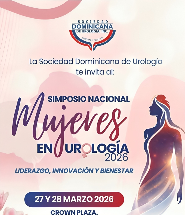 Sociedad Dominicana de Urología invita a Simposio Nacional "Mujeres en Urología"