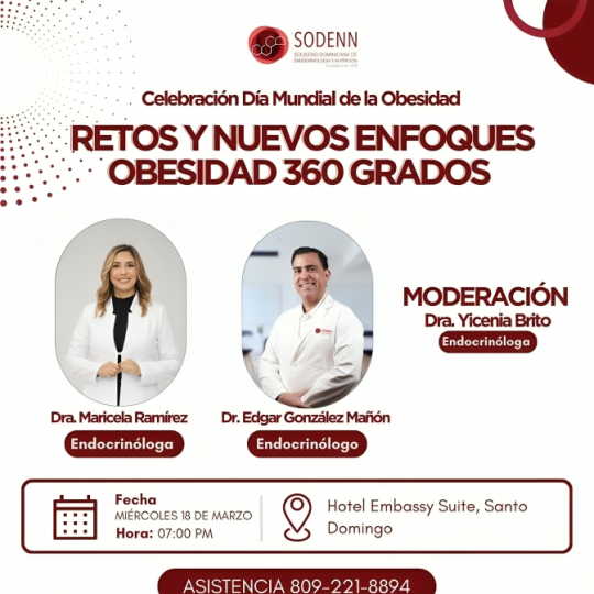 SODENN celebrará encuentro sobre obesidad con visión multidisciplinaria y enfoque humano
