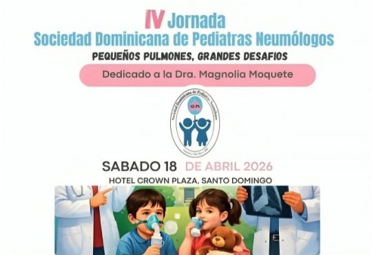 Sociedad Dominicana de Pediatras Neumólogos celebrará IV Jornada Académica sobre enfermedades respiratorias