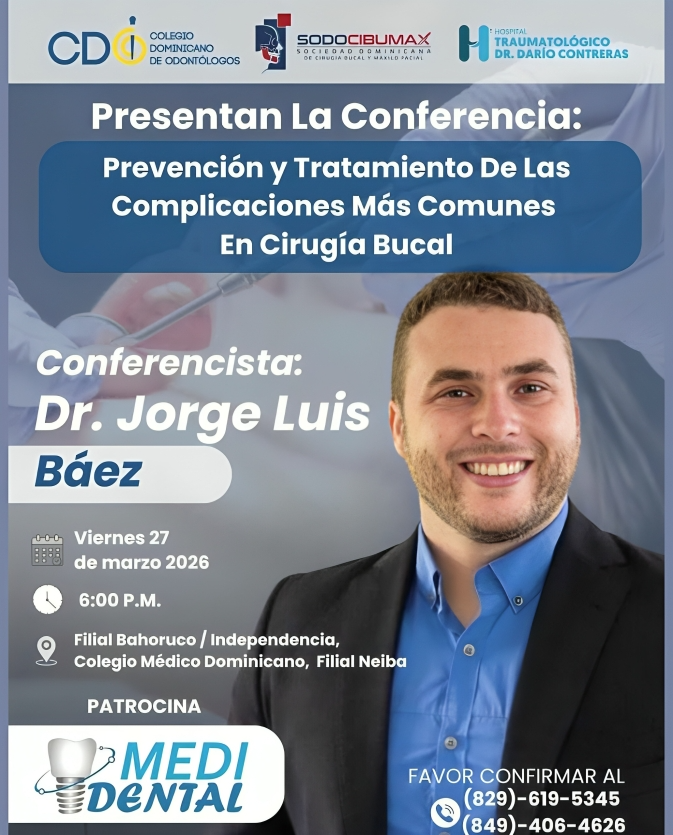 Hospital Darío Contreras y gremios odontológicos organizan conferencia sobre cirugía bucal