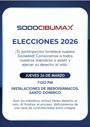 Sociedad Dominicana de Cirugía Bucal y Maxilofacial celebrará asamblea electoral este jueves 26 de marzo