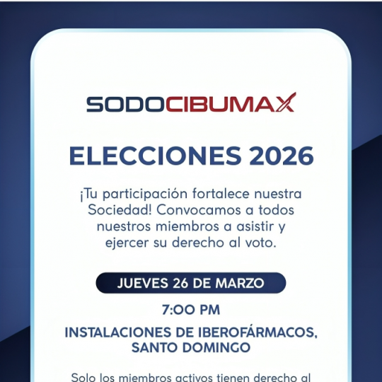 Sociedad Dominicana de Cirugía Bucal y Maxilofacial celebrará asamblea electoral este jueves 26 de marzo