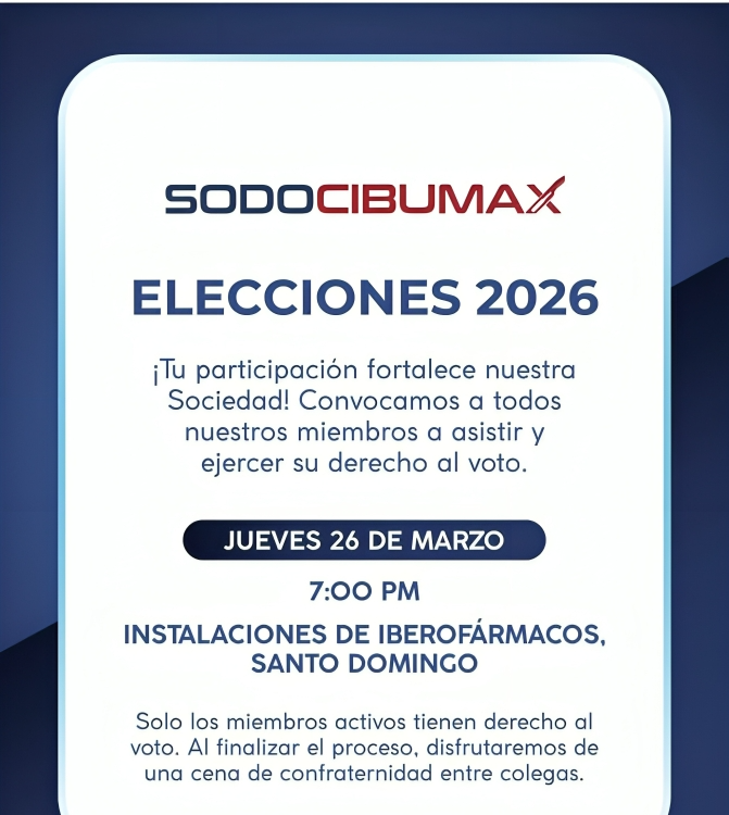 Sociedad Dominicana de Cirugía Bucal y Maxilofacial celebrará asamblea electoral este jueves 26 de marzo