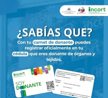 INCORT lanza campaña para promover registro de donantes de órganos en cédula de identidad