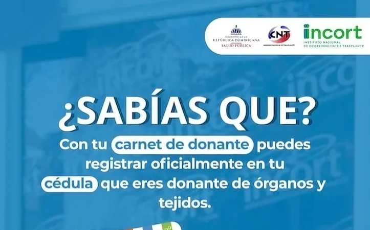 INCORT lanza campaña para promover registro de donantes de órganos en cédula de identidad
