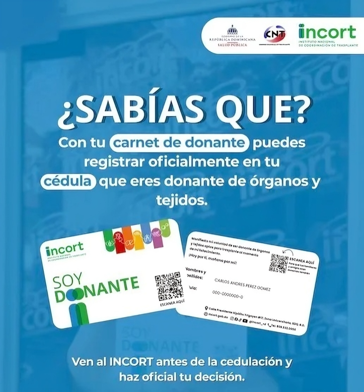 INCORT lanza campaña para promover registro de donantes de órganos en cédula de identidad INCORT lanza campaña para promover registro de donantes de órganos en cédula de identidad