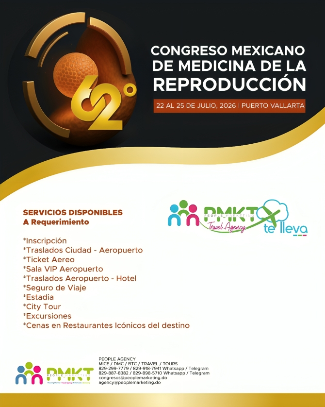 Acceso exclusivo a eventos médicos globales: People Marketing ofrece paquetes completos para especialistas dominicanos