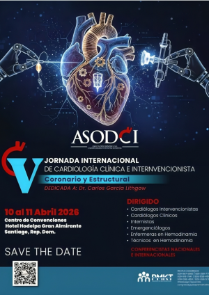 ASODCI celebrará V Jornada Internacional de Cardiología en Santiago
