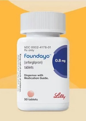 FDA aprueba orforglipron (Foundayo) de Lilly para adultos con obesidad o sobrepeso