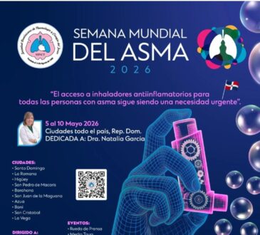 Sociedad de Neumología y Cirugía del Tórax celebrará Semana Mundial del Asma del 5 al 10 de mayo en honor a la doctora Natalia García