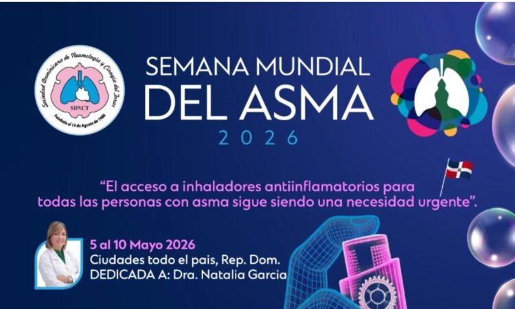 Sociedad de Neumología y Cirugía del Tórax celebrará Semana Mundial del Asma del 5 al 10 de mayo en honor a la doctora Natalia García
