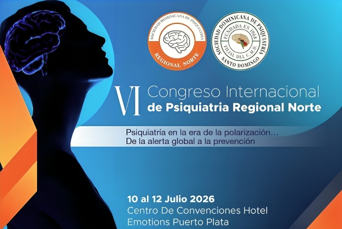 VI Congreso Internacional de Psiquiatría Regional Norte se celebrará del 10 al 12 de julio en Puerto Plata 