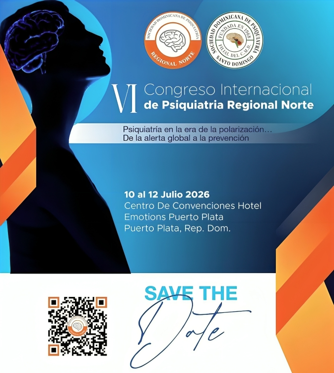 VI Congreso Internacional de Psiquiatría Regional Norte se celebrará del 10 al 12 de julio en Puerto Plata 