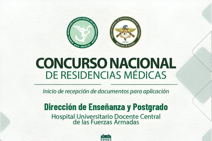 Hospital de las Fuerzas Armadas abre convocatoria para residencias médicas
