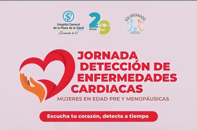 Hospital Plaza de la Salud y su voluntariado invitan a jornada gratuita de detección de enfermedades cardiacas para mujeres pre y menopáusicas