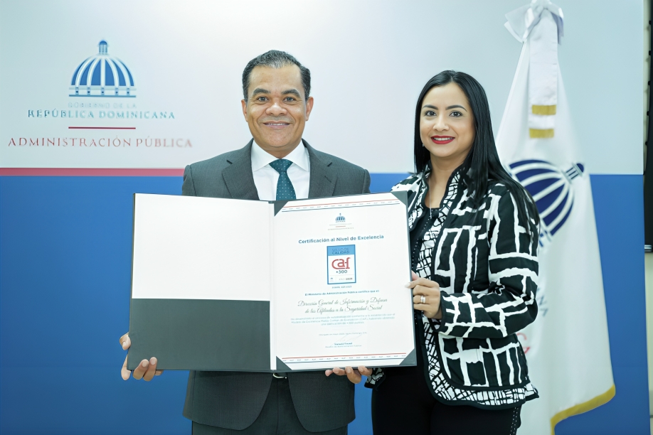 DIDA alcanza nivel de excelencia con certificación CAF +300 otorgado por el MAP