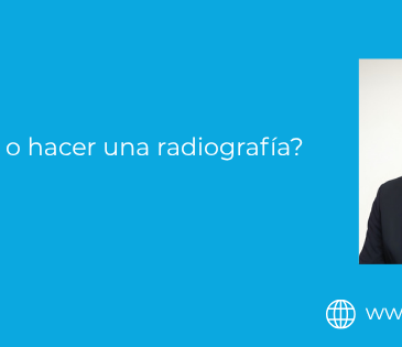 ¿Tirar una placa o hacer una radiografía?