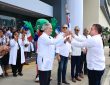 SNS recibe antorcha de Juegos Centroamericanos y del Caribe Santo Domingo 2026 y garantiza asistencia médica gratuita para atletas y visitantes