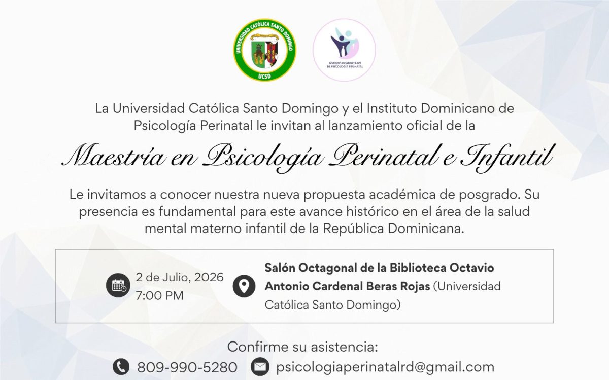 Lanzamiento de la primera Maestría en Psicología Perinatal e Infantil en R.D.
