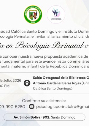 Lanzamiento de la primera Maestría en Psicología Perinatal e Infantil en R.D.