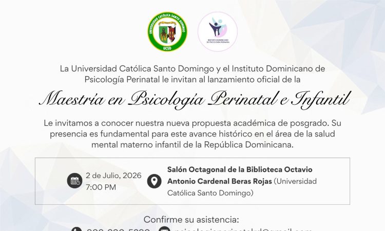 Lanzamiento de la primera Maestría en Psicología Perinatal e Infantil en R.D.