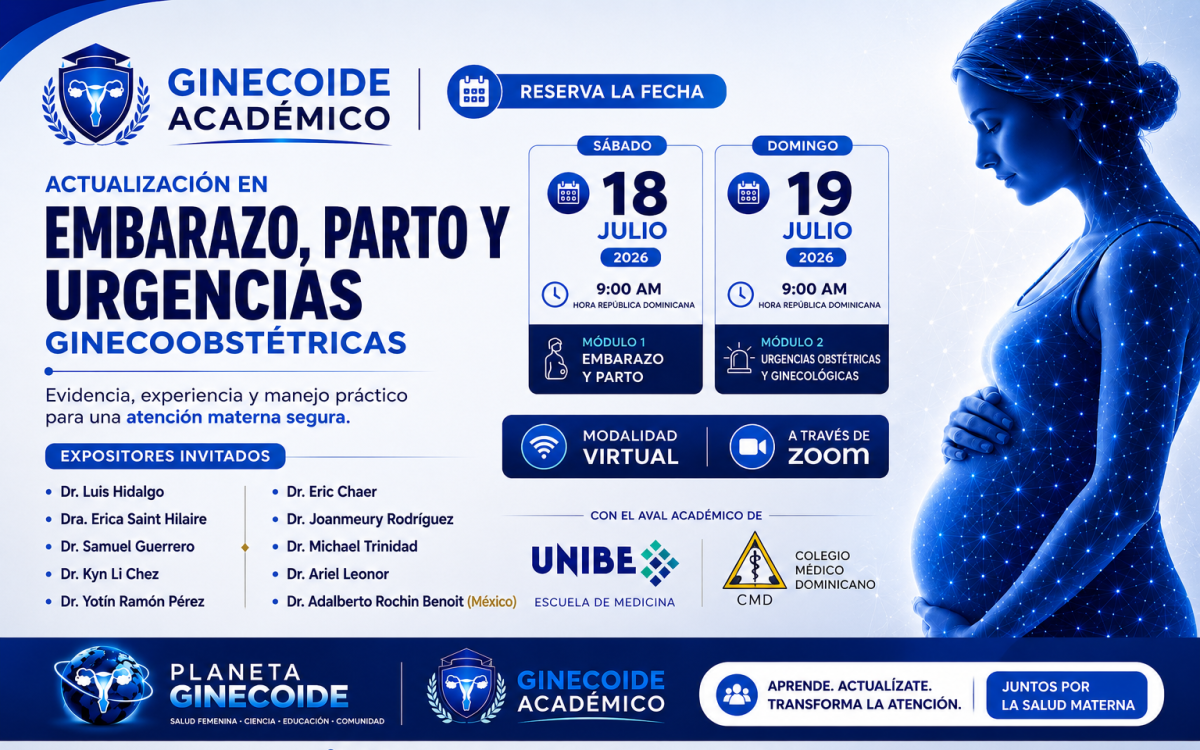 Ginecoide Académico reúne a más de 100 especialistas en jornada internacional sobre embarazo, parto y urgencias ginecoobstétricas