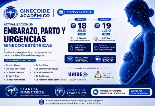 Ginecoide Académico reúne a más de 100 especialistas en jornada internacional sobre embarazo, parto y urgencias ginecoobstétricas Ginecoide Académico reúne a más de 100 especialistas en jornada internacional sobre embarazo, parto y urgencias ginecoobstétricas