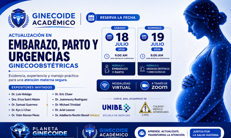 Ginecoide Académico reúne a más de 100 especialistas en jornada internacional sobre embarazo, parto y urgencias ginecoobstétricas