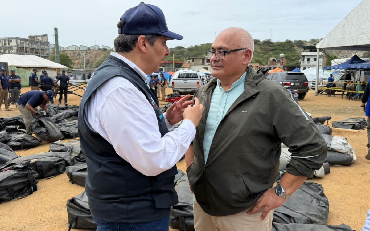Ministro Víctor Atallah verifica en Venezuela el despliegue del hospital de campaña dominicano y la ayuda humanitaria