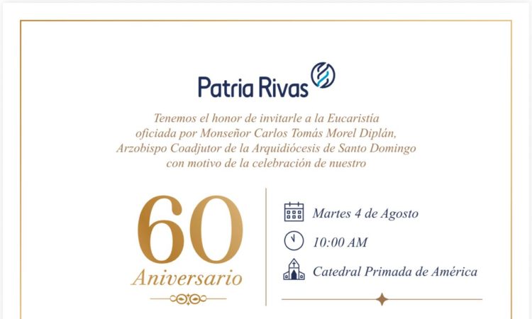 Laboratorio Clínico Patria Rivas celebra 60 años de trayectoria con una eucaristía de acción de gracias en la Catedral Primada Laboratorio Clínico Patria Rivas celebra 60 años de trayectoria con una eucaristía de acción de gracias en la Catedral Primada