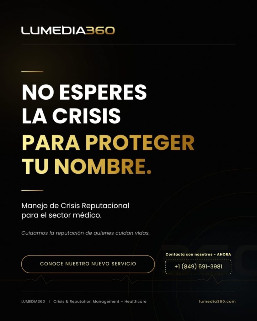 LUMEDIA360 lanza una unidad de manejo de crisis reputacional para médicos y clínicas, en la primera semana de vigencia del nuevo Código Penal LUMEDIA360 lanza una unidad de manejo de crisis reputacional para médicos y clínicas, en la primera semana de vigencia del nuevo Código Penal