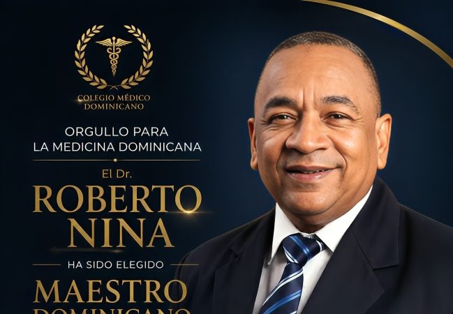Dr. Roberto Nina es distinguido como Maestro de la Medicina Dominicana por el Colegio Médico Dominicano