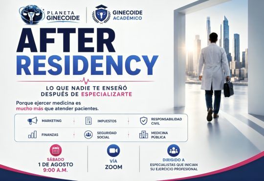 Plataforma Ginecoide presentó "After Residency 2026": el inicio real del ejercicio profesional para médicos