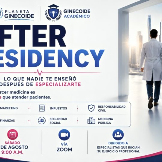 Plataforma Ginecoide presentó "After Residency 2026": el inicio real del ejercicio profesional para médicos