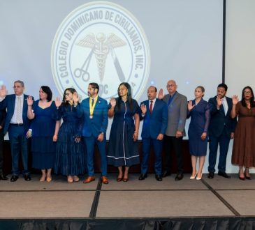 Posesionan nueva directiva en Colegio Dominicano de Cirujanos