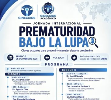 Ginecoide celebrará jornada internacional sobre prematuridad bajo la lupa