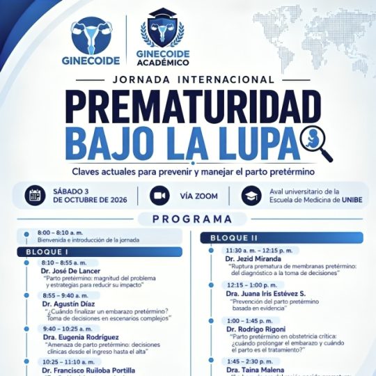 Ginecoide celebrará jornada internacional sobre prematuridad bajo la lupa