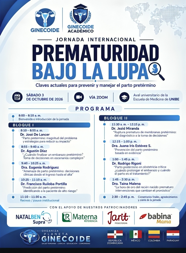Ginecoide celebrará jornada internacional sobre prematuridad bajo la lupa