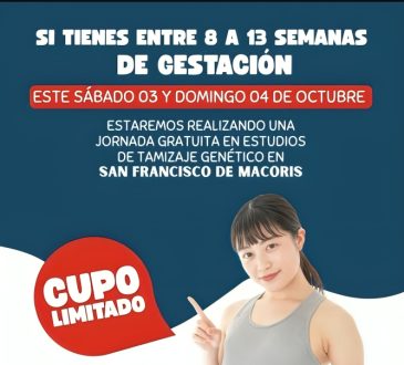 Dominican Fetal Center realizará jornada gratuita de sonografías genéticas en San Francisco de Macorís