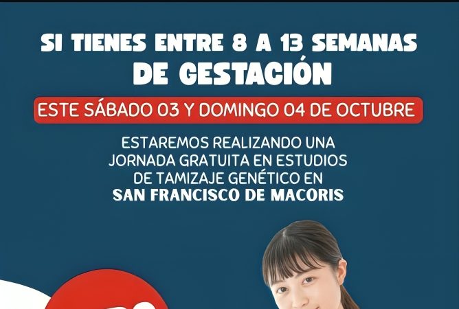 Dominican Fetal Center realizará jornada gratuita de sonografías genéticas en San Francisco de Macorís
