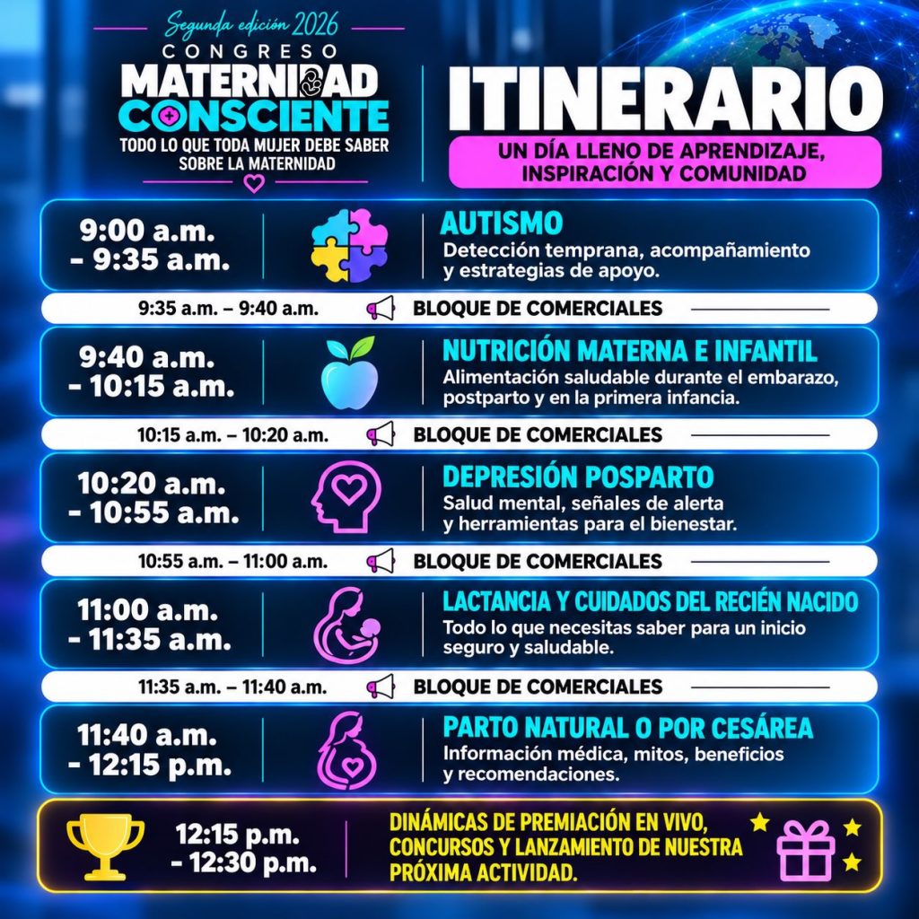 Maternidad FIT celebra segunda edición del Congreso Maternidad Consciente con destacados especialistas de la salud Maternidad FIT celebra segunda edición del Congreso Maternidad Consciente con destacados especialistas de la salud
